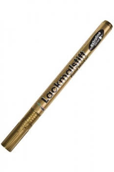 Lackmalstift extrafine gold, Strichstärke 0,8mm